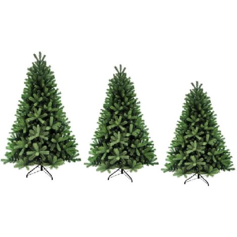 Albero di Natale Verde misto pe pvc  apertura rapida ad ombrello cm 180-210-240 folto pieno elegante - MISURA: 240 CM