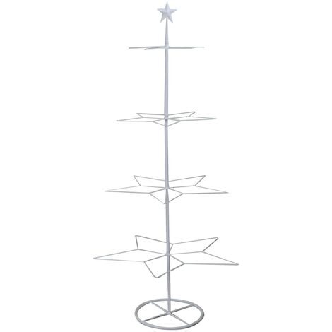 Albero espositore ferro bianco cm57x55h123