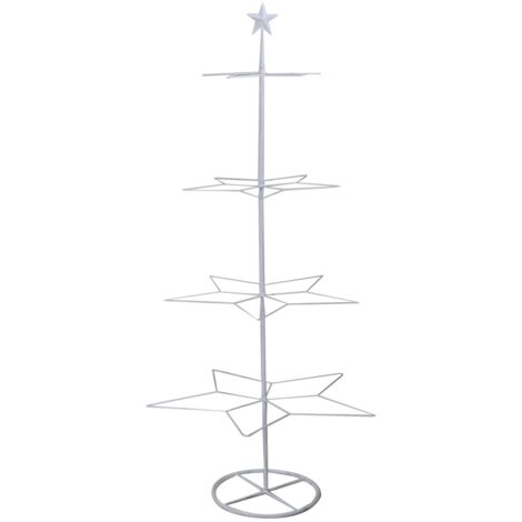 Albero espositore ferro bianco cm57x55h123