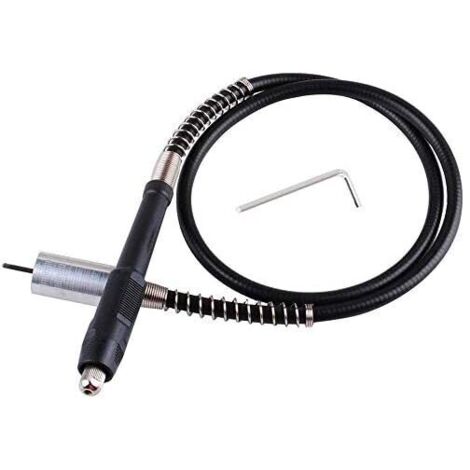 Albero flessibile multifunzionale KZQ compatibile con trapano Dre-Mel Wen Roybi, utensile rotante per smerigliatrice elettrica, mandrino autoserrante di Poweka