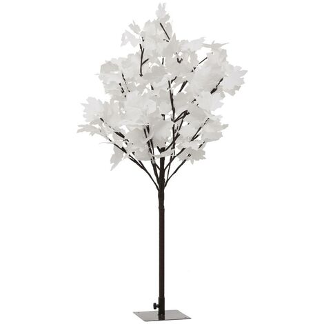 Albero illuminato bianco 92 led h.90cm esterno bianco caldo - Feeric lights & christmas