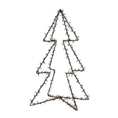 Albero luce calda esterno 400l 98 cm