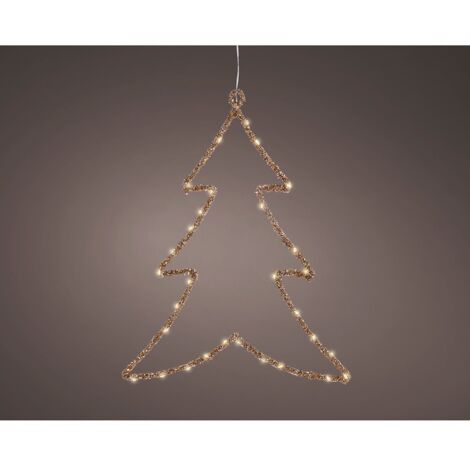 Albero luminoso decorativo a LED per interni 34 x 46 cm