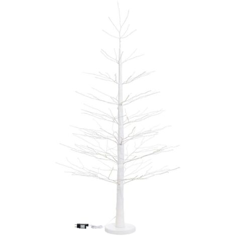 Albero luminoso decorazione natalizia a led luce calda con microled -160 cm / Marrone
