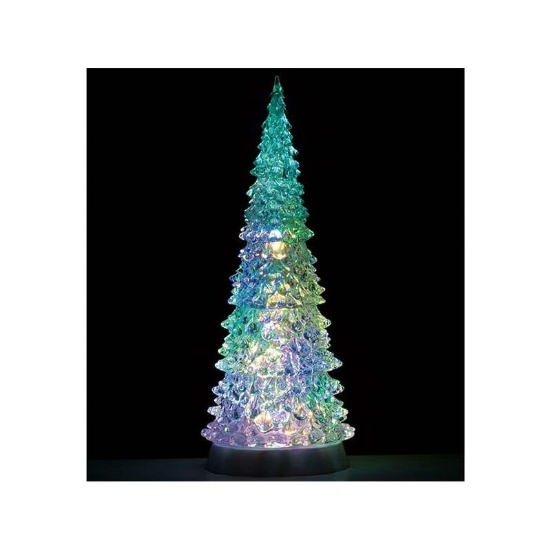 Image of Albero luminoso multicolor Lemax 94510 villaggio di natale Crystal lighted tree, 4 color changeablr & color Transformation