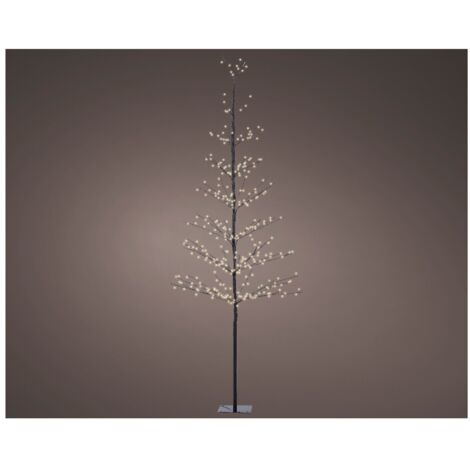 Albero Met. Nero bianco caldo d75x180cm OUT