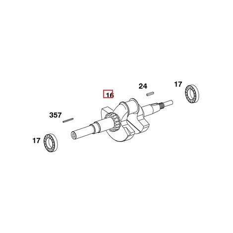 Albero motore originale BRIGGS & STRATTON 690539