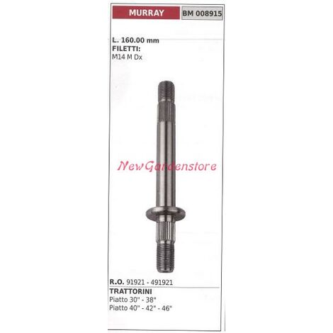 Albero mozzo portalama trattorino rasaerba tagliaerba piatto 30" MURRAY 008915