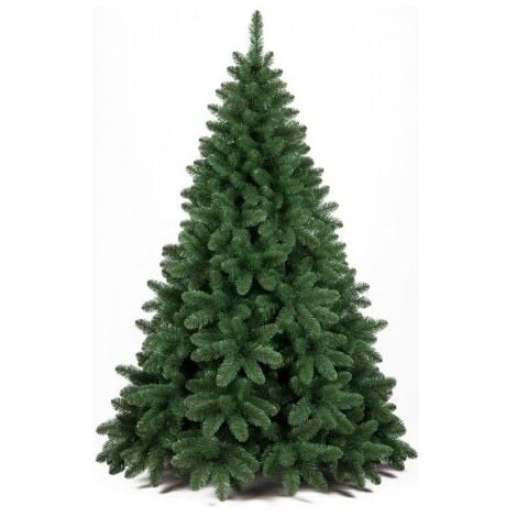 FLORA SRL Albero Di Natale 210cm Piccadilly Super Folto 850 Rami Pino Verde Base Croce