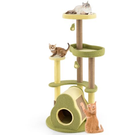 Albero per gatti avocado condominio torre multilivello struttura per arrampicata