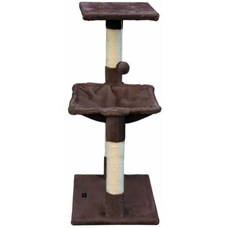 Albero tiragraffi per gatti Gloria 36 x 50 x 83 cm Marrone Legno Acciaio Sisal