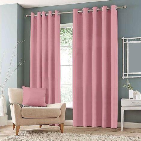 Pure Cotton Plain Light Pink Fabric 150 cm Wide