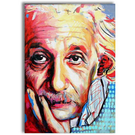 Albert -  Quadro Canvas Contemporaneo su telaio in legno - Misura: 70x100 cm