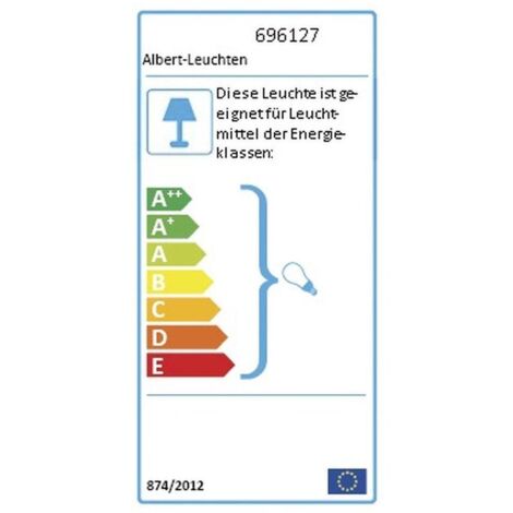 Albert WANDLEUCHTE 1X75W E27 IP44 (696127 +BWM 21S108)
