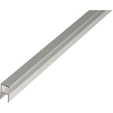 Alberts 030906 Profilo ad angolo, autobloccante, alluminio, anodizzato argento, 1000 x 22,5 x 43 mm
