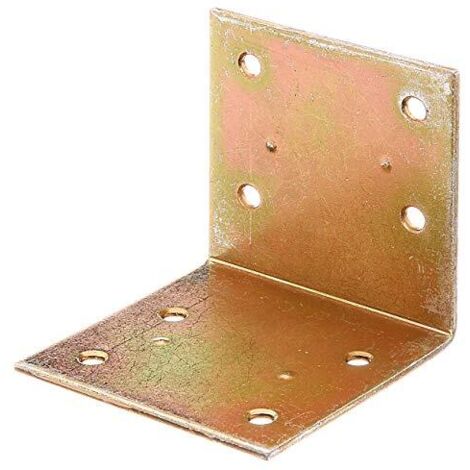 Alberts 332723 Squadretta di giunzione angolare, Acciaio, 60 x 60 x 60 mm / 25 pz