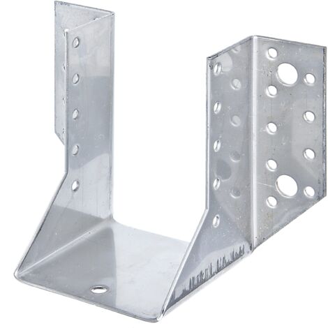 Alberts 335427 Scarpa per travi, Tipo A, Acciaio inox, 80 x 120 mm