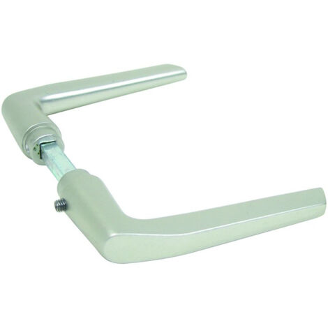 Alberts 412661 Maniglia, alluminio, anodizzato argento, per serratura a scatola 50-60 mm, larghezza 115 mm