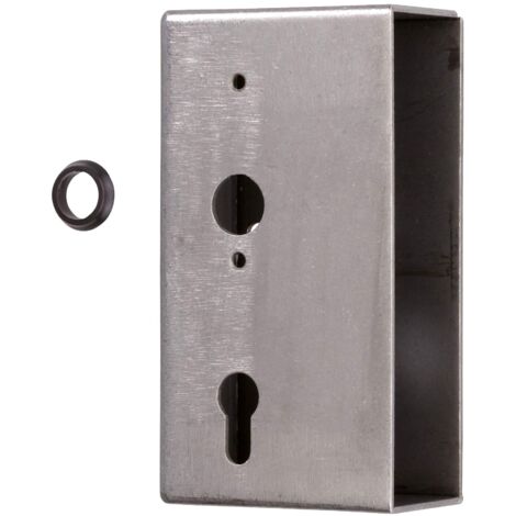 Alberts 417086 Serratura a scatola, senza serratura, adatta per serrature tipo 2784, acciaio, Entrata 60 mm, 173 x 93 x 40 mm