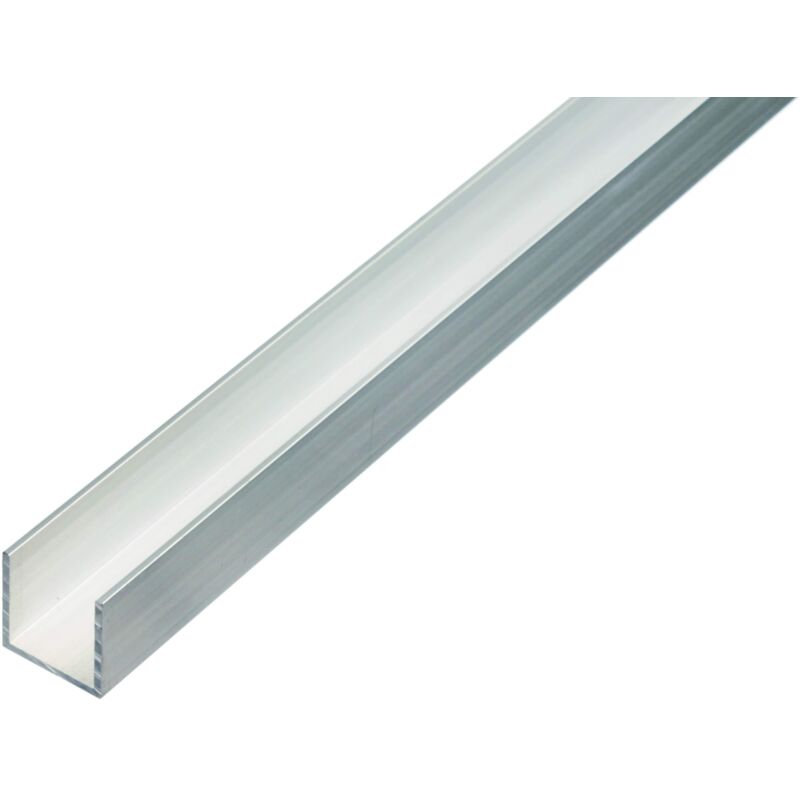 Alberts 470357 Profilo A U, Alluminio, Naturale, 1000 X 25 X 25 Mm