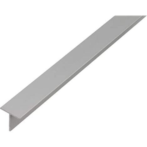 Alberts 471866 Profilo a T, alluminio, anodizzato argento, 1000 x 35 x 35 mm