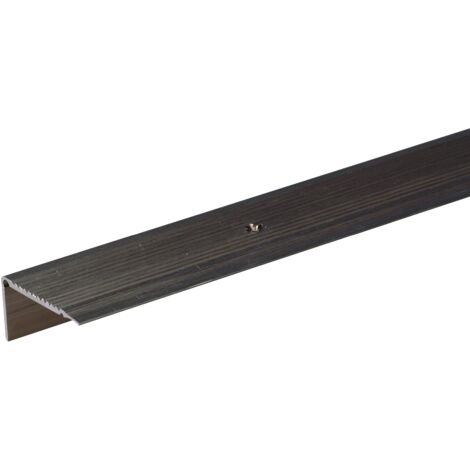 Alberts 484026 Profilo paragradino, alluminio, anodizzato bronzo, 1000 x 45 x 23 mm