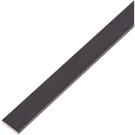 Alberts 489366 Barra Piatta, Alluminio, anodizzato Argento