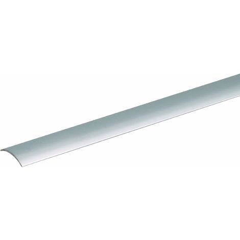 Alberts 490096 Coprisoglia, autoadesivo, alluminio, anodizzato argento, 900 x 30 mm