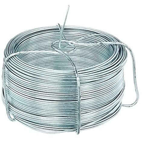 Alberts 530068 Matassa di filo metallico, zincato, Ø filo 1,3 mm, Lunghezza 50 m