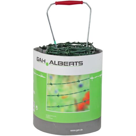 Alberts 530099 Filo spinato  verde  50 m