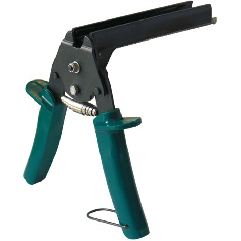 Alberts 531157 Pinza per fissaggio cavi metallici, zincate, con manico in plastica e caricatore