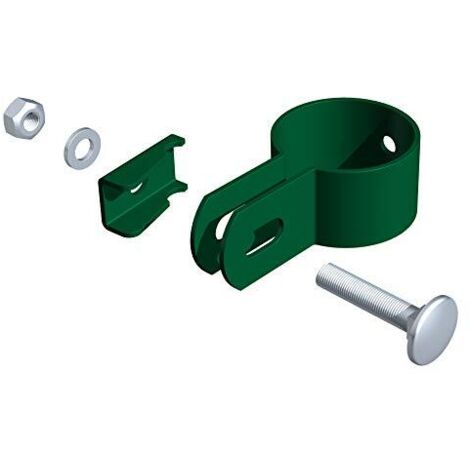 Alberts 563462 Fascetta finale, verde, per Ø palo 34 mm