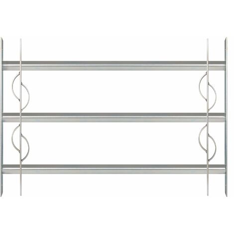 Alberts 563622 Griglia per finestre, Acciaio, 450 x 700-1050 mm
