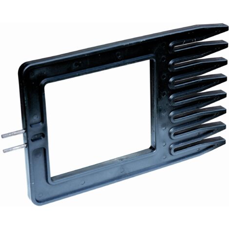 Alberts 611934 Pettine tenditore per recinzioni, per il tensionamento di reti saldate, plastica, nero
