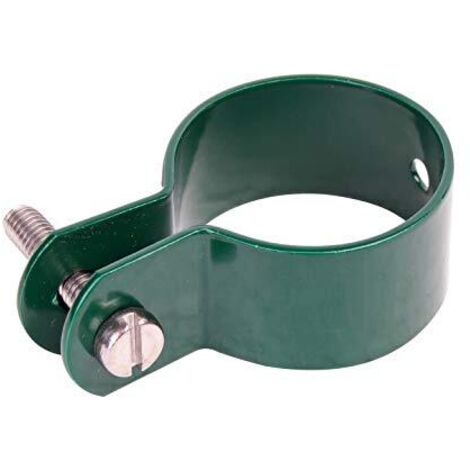 Alberts 656300 Fascetta per puntelli e tenditori, zincata a caldo, con rivestimento in plastica verde RAL 6005, Ø fascetta 48 mm