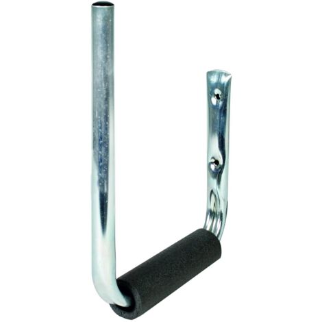 Alberts 802141 Supporto per tavola da surf, angolato, zincato blu, altezza gancio 270 mm, profondità 200 mm
