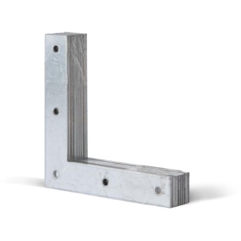 Alberts 847685 Squadretta angolare  zincata con procedimento Sendzimir  160 x 160 x 30 mm  Set da 10