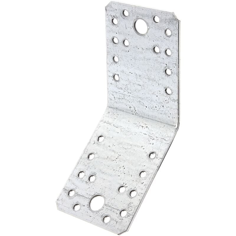 848361 Équerre d'assemblage, coudée à 135°, galvanisée Sendzimir, 90 x 90 x 65 mm, Set de 25 pièces - Alberts