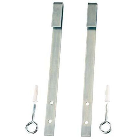 Alberts 901622 Protezione anti-effrazione per griglie, ferro piatto 20 x 2,5 mm, lunghezza 300 mm