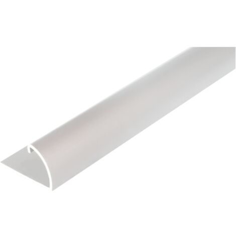 ALBERTS Abschlussprofil, Alu silber elox., LxBxHxlichte H 1000x25x13x9mm