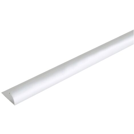 ALBERTS Abschlussprofil, Alu silber elox., LxBxHxlichte H 2000x25x13x9mm