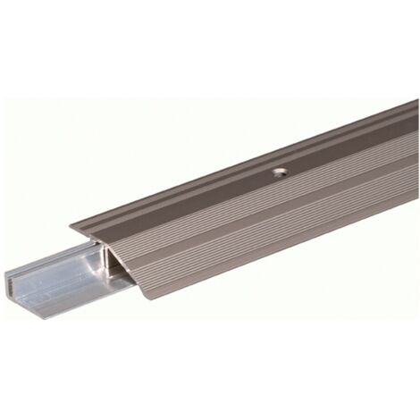 ALBERTS Ausgleichsprofil Pro, Set für Beläge7-15mm, Alu blank/edelst.elox., LxB 900x44mm