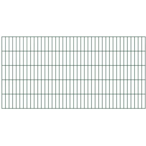 ALBERTS Doppelstab-Gittermatte, verz.grün, BxH2000x1000mm, Draht-Ø6/5/6, Masche50x200mm
