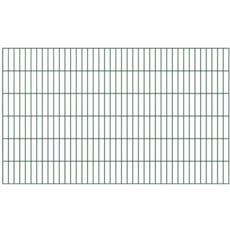 ALBERTS Doppelstab-Gittermatte, verz.grün, BxH2000x1200mm, Draht-Ø6/5/6, Masche50x200mm