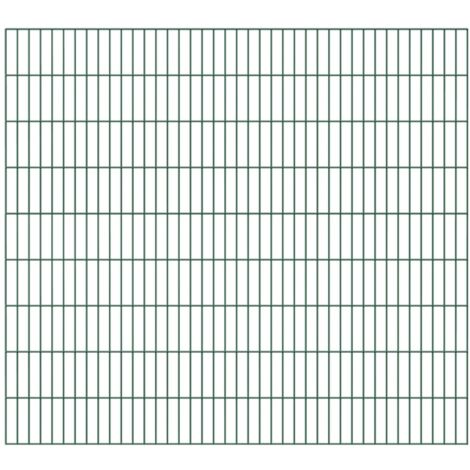 ALBERTS Doppelstab-Gittermatte, verz.grün, BxH2000x1800mm, Draht-Ø6/5/6, Masche50x200mm