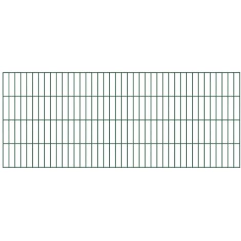 ALBERTS Doppelstab-Gittermatte, verz.grün, BxH2000x800mm, Draht-Ø6/5/6, Masche50x200mm