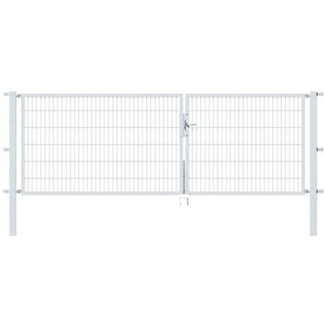 ALBERTS Doppeltor Flexo, feuerverzinkt, lichte BxH3500x1200, PF80x80/1900mm