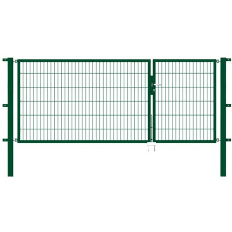 ALBERTS Doppeltor Flexo, fvz.grün Kst.b.RAL 6005, li.BxH1000+2000x1200, PF80x80/1900mm