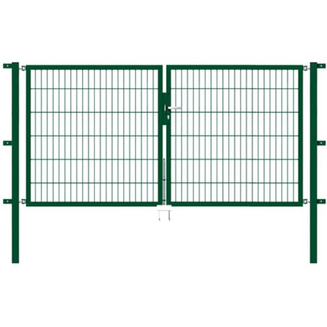 ALBERTS Doppeltor Flexo, fvz.grün Kst.b.RAL 6005, lichte BxH2500x1200, PF60x60/1700mm