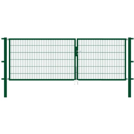 ALBERTS Doppeltor Flexo, fvz.grün Kst.b.RAL 6005, lichte BxH3500x1200, PF80x80/1900mm